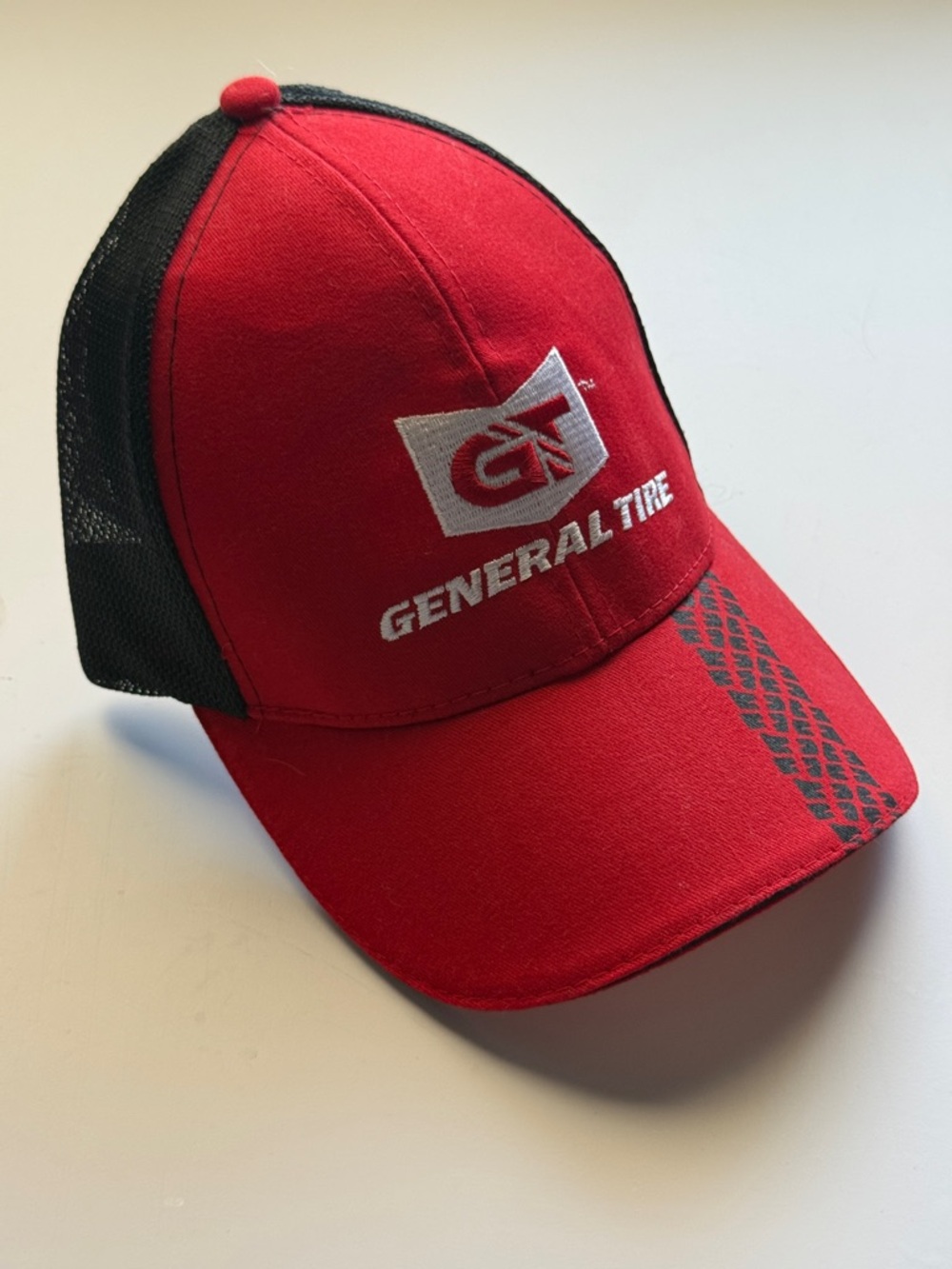 Red and Black Mesh Trucker Hat